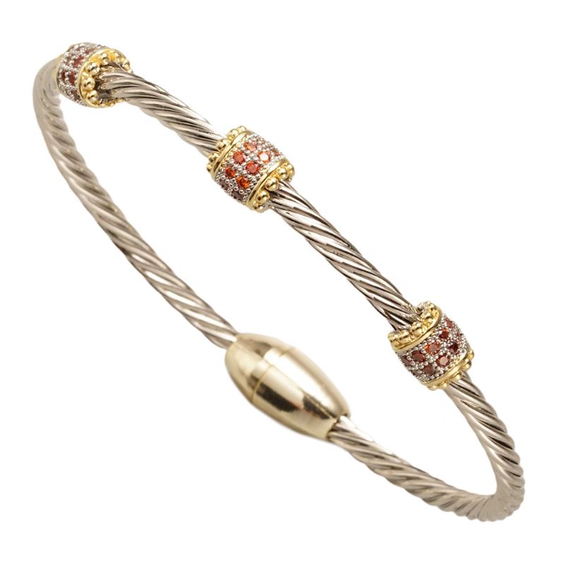 Magnetic Wire Colored CZ Stations