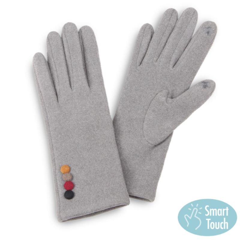 Three Button Texting Glove