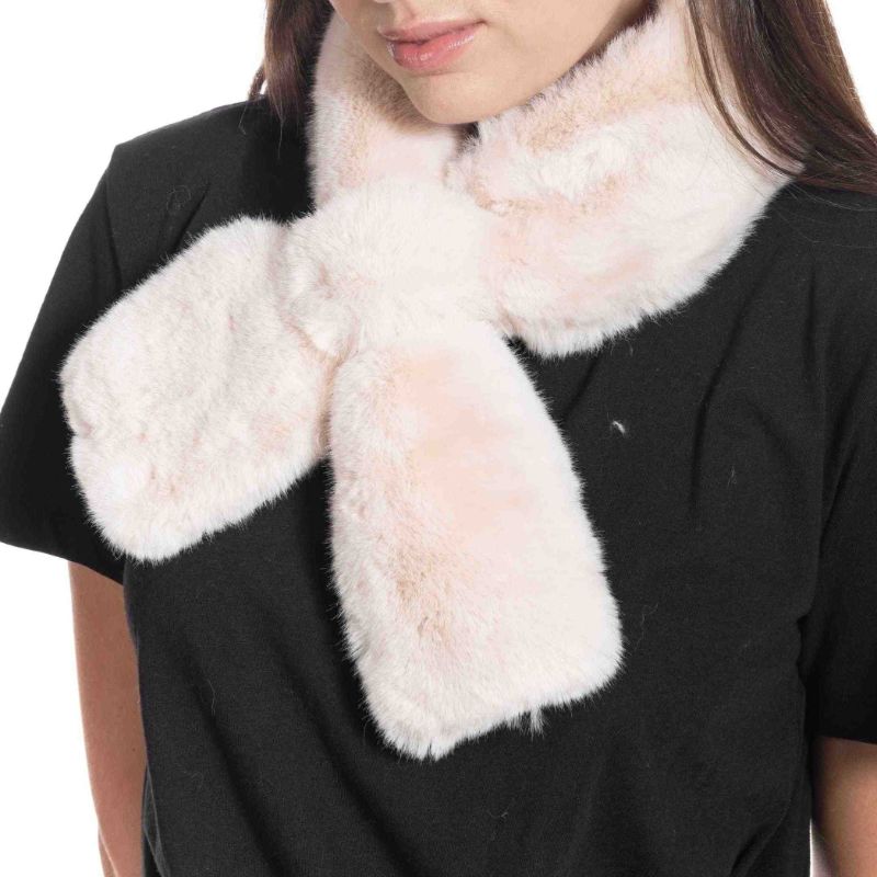 Faux Fur Passthru Scarf