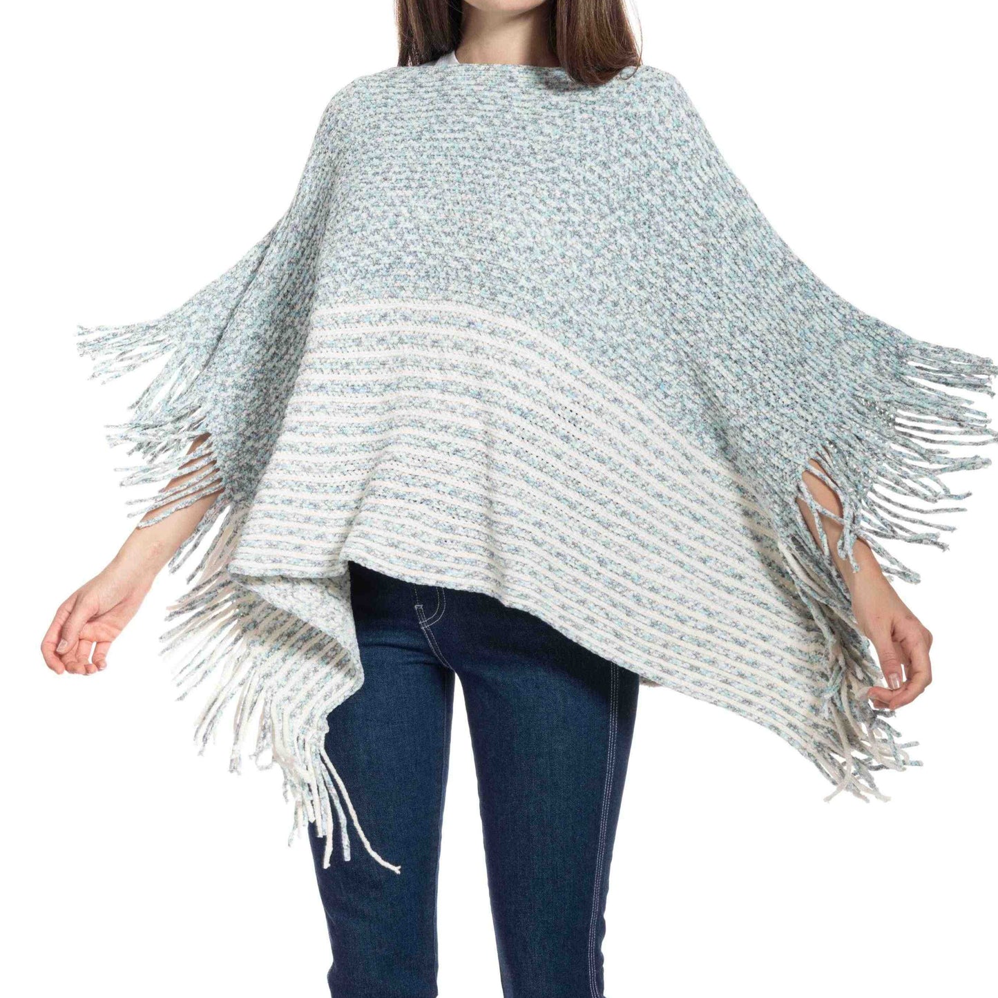 Striped Poncho