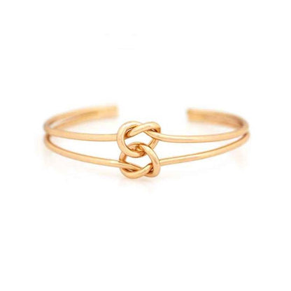 Double Square Knot Cuff