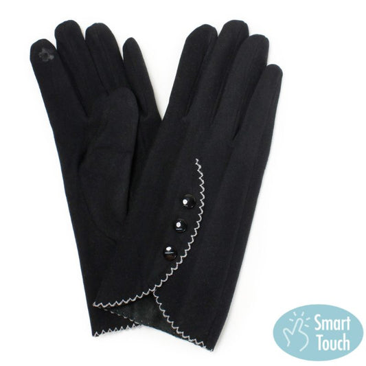 Texting Glove w/ Scallop Edge