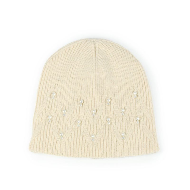 Beanie w/ Pearls