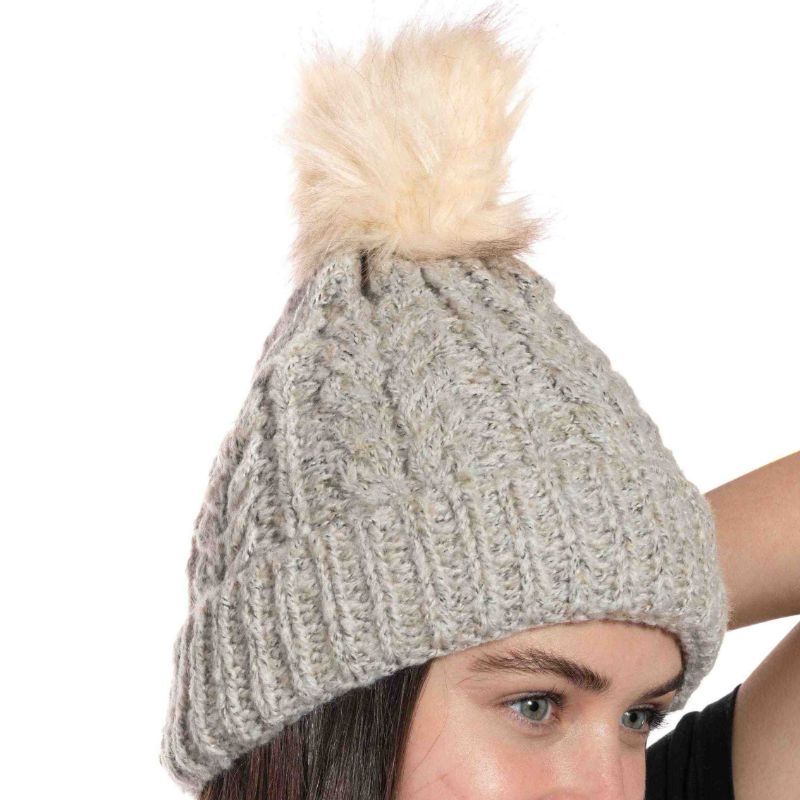 Pom Pom Hat tweed