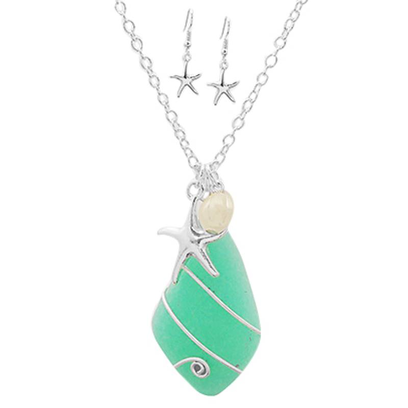 Seaglass Charm