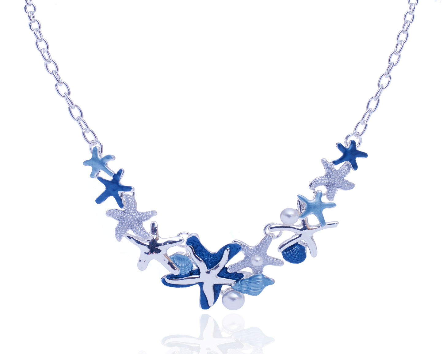 Enamel Starfish Necklace