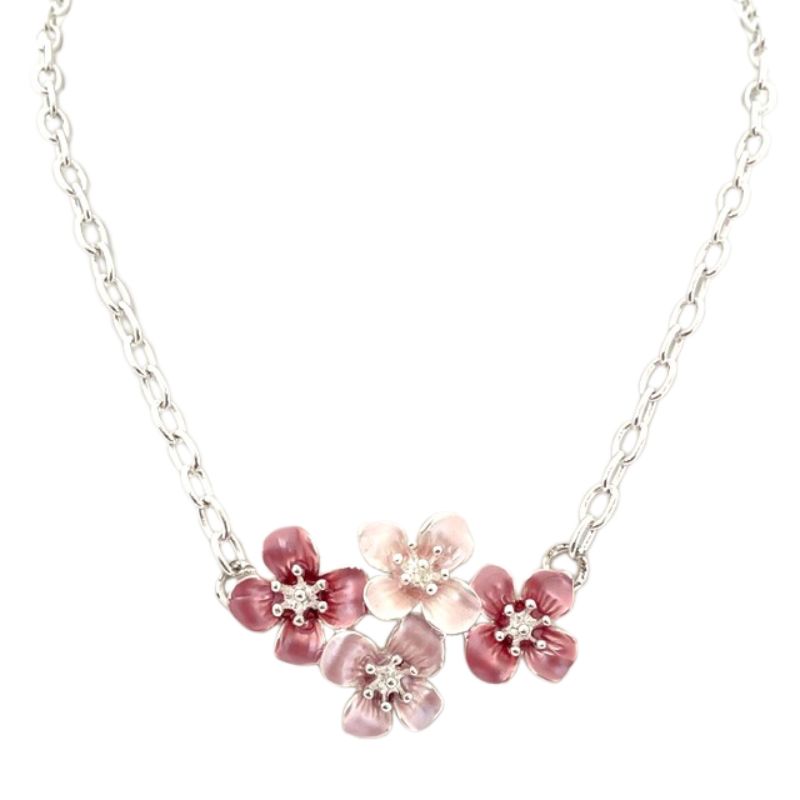 Enamel Cherry Blossom Cluster