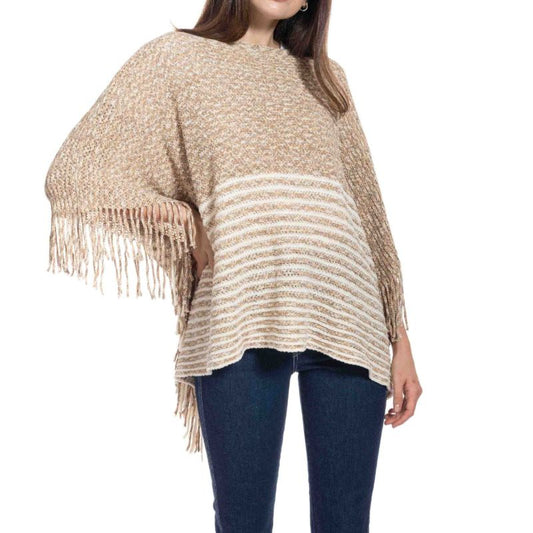 Striped Poncho